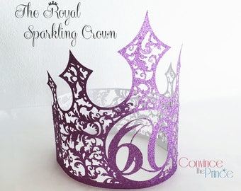 crown template svg for cutting machine jpg birthday crown etsy