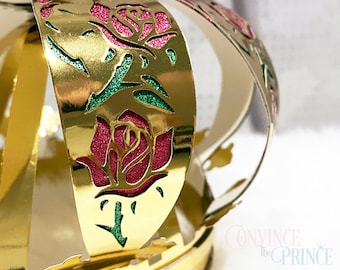 3D Crown La Fleur Template SVG PNG JPG All-in-One-Cut Wearable For Cricut Cameo Silhouette