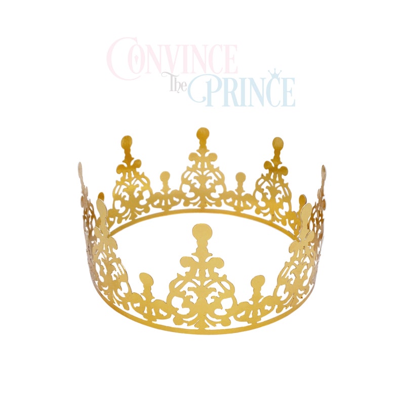 Crown Anabelle Template SVG PNG JPG Wearable For cutting machines like Cameo Cricut ScanNcut Paper crown Jubilee Birthday ideas zdjęcie 10