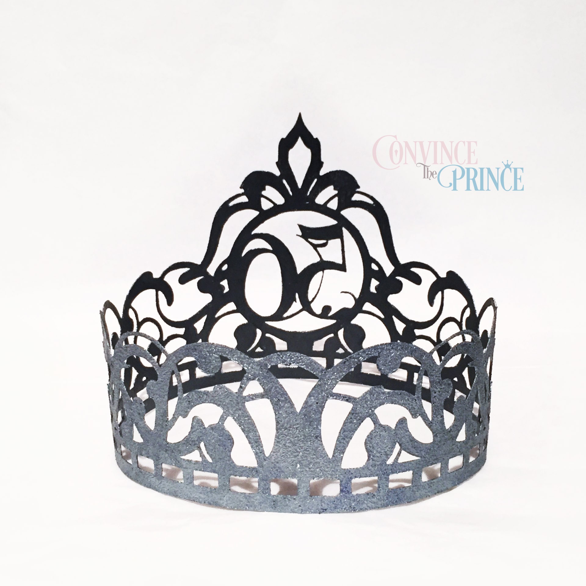 Crown template anniversary 3D SVG princess prince birthday ...