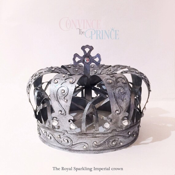 3d The Royal Sparkling Imperial Crown Template Digital Files Etsy