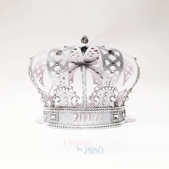 Download Free Svg Jpg 3d Crown Template The Royal Sparkling Baroque Crown Etsy SVG Cut Files