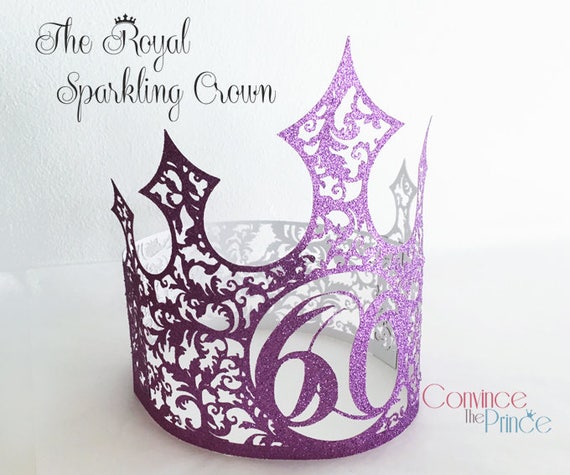 Download The Royal Sparkling Crown Svg Jpg Birthday Crown Template Etsy
