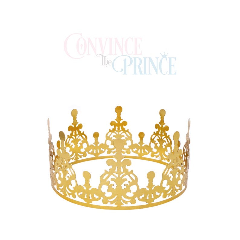 Crown Anabelle Template SVG PNG JPG Wearable For cutting machines like Cameo Cricut ScanNcut Paper crown Jubilee Birthday ideas zdjęcie 7