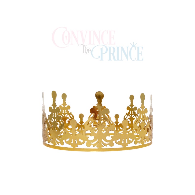 Crown Anabelle Template SVG PNG JPG Wearable For cutting machines like Cameo Cricut ScanNcut Paper crown Jubilee Birthday ideas zdjęcie 2