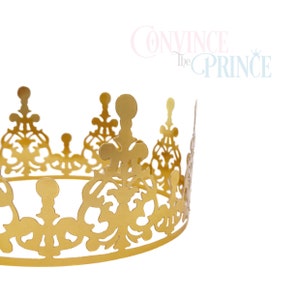 Crown Anabelle Template SVG PNG JPG Wearable For cutting machines like Cameo Cricut ScanNcut Paper crown Jubilee Birthday ideas zdjęcie 6