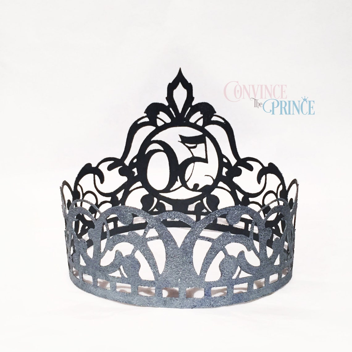 Download Crown template anniversary 3D SVG princess prince birthday ...