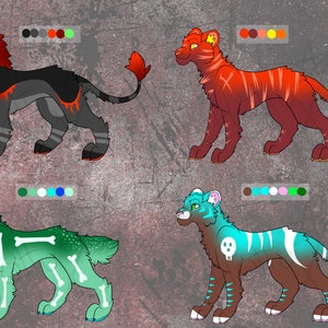 Fursona Character Adopt #Furry Halloween