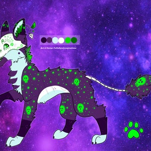 Fursona Charakter Adopt #Furry Schädelhund