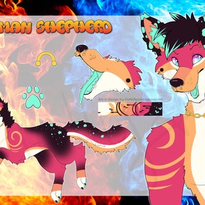 Fursona Character Adopt Canine #Furry