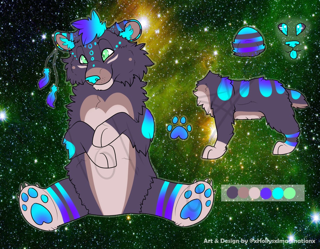 Fursona Character Adopt Bear furry Etsy