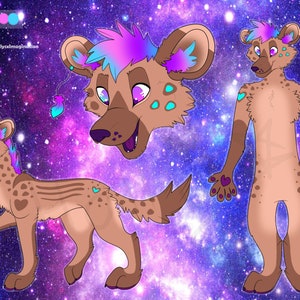 Fursona Charakter Adopt #Furry Hyäne