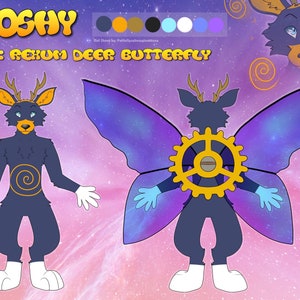 Fursona Reference Sheet Commission