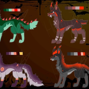 Fursona Character Adopt #Halloween #Furry