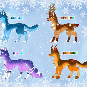 Adopta el personaje Fursona #Invierno #Peludo