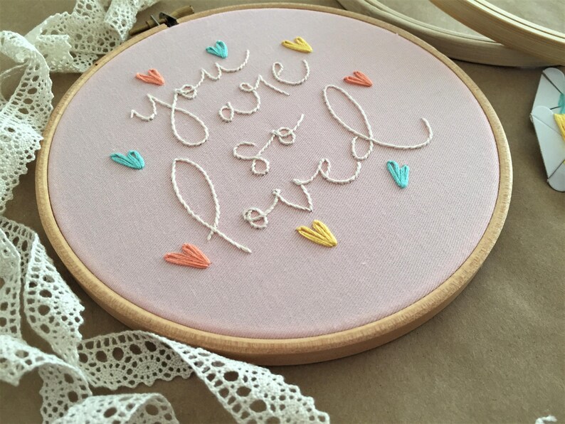 Nursery Decor Baby Shower Gift Embroidery Hoop Art Etsy