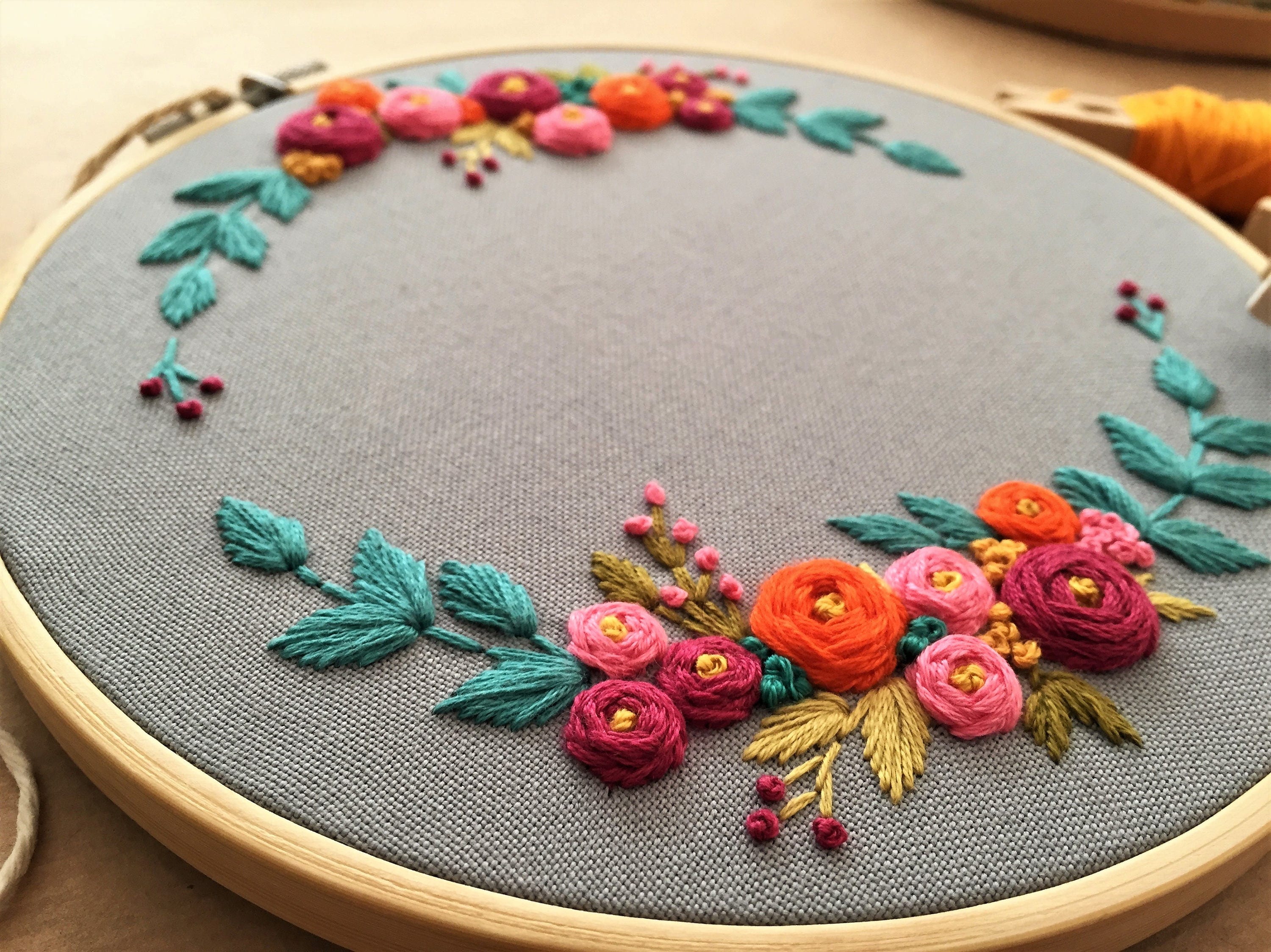 Embroidery Hoop Art Broderie Hoop Art Home Decor Hand