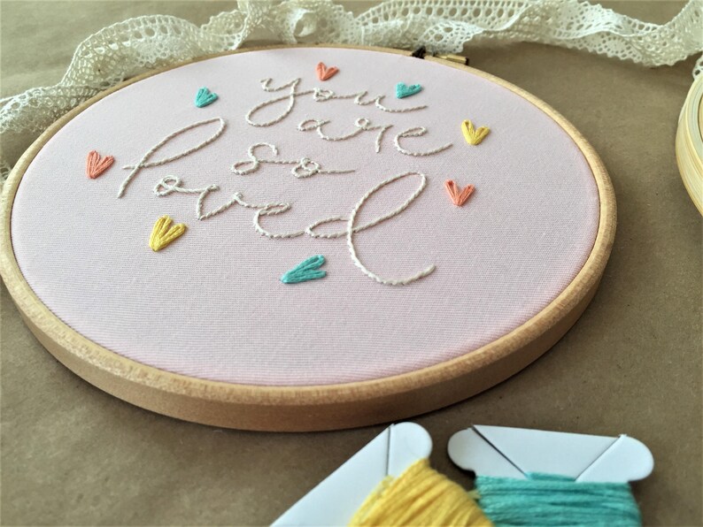 Nursery Decor Baby Shower Gift Embroidery Hoop Art Etsy