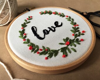 Chiristmas Tree Decoration, Embroidery Hoop Art, Chiristmas Ornaments, Personalized Home Decor, Hand Embroidery, Chiristmas Gift, Hoop Art