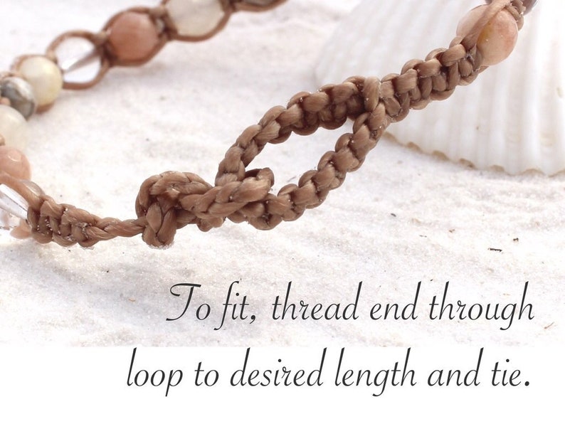 Beach wear Beach ankle bracelet Ankle bracelet Sailor jewelry Gift for surfer Anklet for women Anklet bracelet Anklet woven