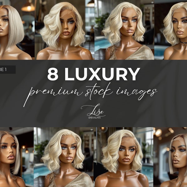 8 stock photos | Hair Stock Photos | Color Wig | Model Photos | Makeup Stock Photos | Hair Extensions | Beauty Stock Photos | Mannequin