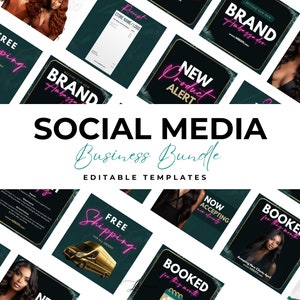 Business Templates, Canva Templates, Business Canva, Instagram Post, Marketing Template, Email Template