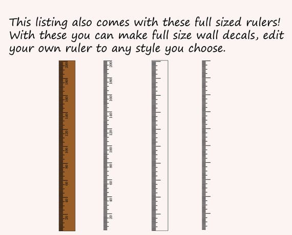 Stencil For Ruler Growth Chart