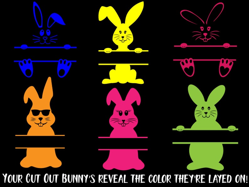 Easter Bunny Names SVG Easter Bunny SVG Easter Bunny DXF Etsy