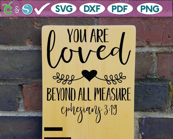 Growth Chart Ruler Add On You Are Loved Beyond All Measure Etsy