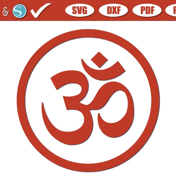 Om SVG, A-U-M SVG, spiritual SVG, Peace Symbol, Om decal, 1 love, Hindu svg, Buddhist svg, Buddhist decal