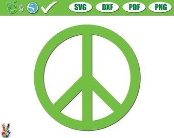 Peace Symbol SVG | Peace sign graphic | DXF |