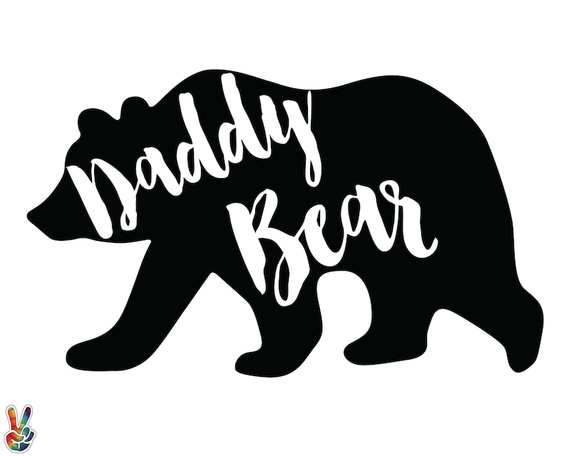 Download Daddy Bear SVG Daddy SVG Daddy Cut Files Daddy Digital | Etsy