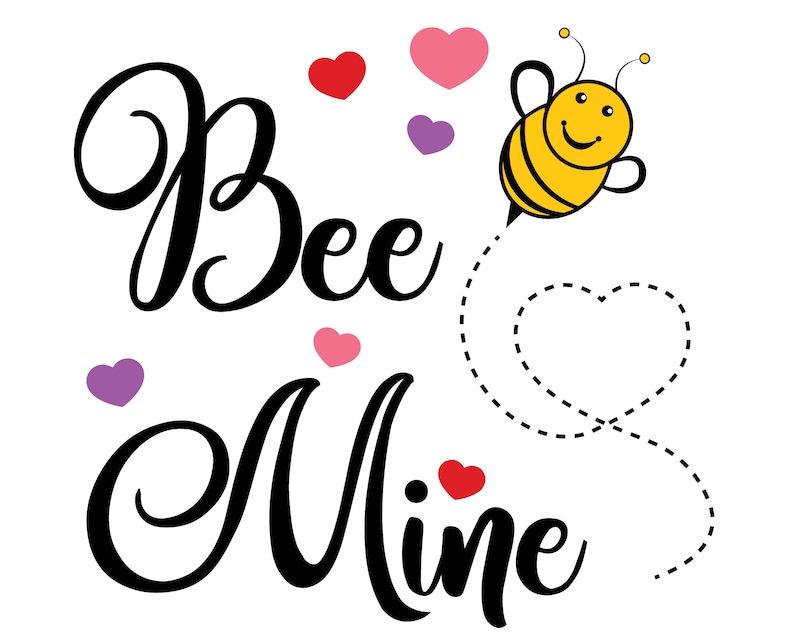 Download Bee Mine SVG Be mine valentine SVG Valentine graphic | Etsy