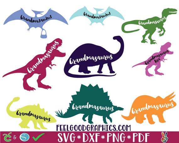 Download Grandmasaurus Svg Grandmasaurus Pack Svg Family T Shirt Etsy