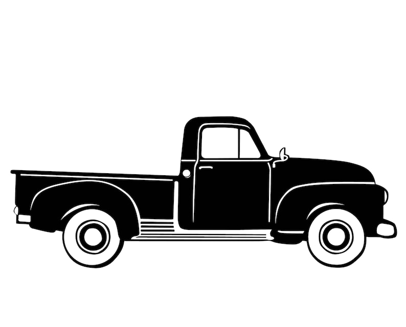 Free Free 154 Silhouette Old Truck Svg SVG PNG EPS DXF File