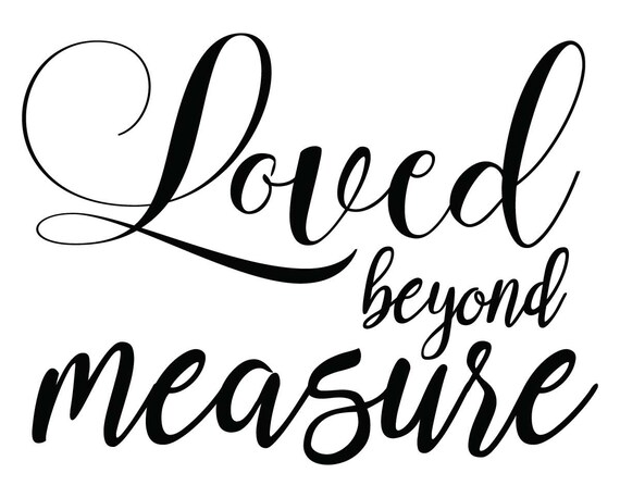 Growth Chart Ruler Add On Loved Beyond Measure Svg Growth Etsy