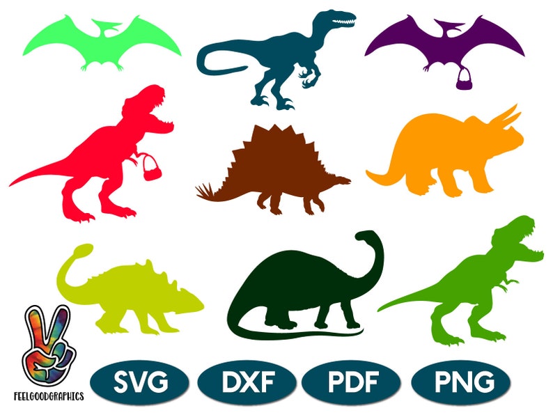 Download Dinosaur SVG Pack Dinosaur pack Dinosaur Family No Names ...