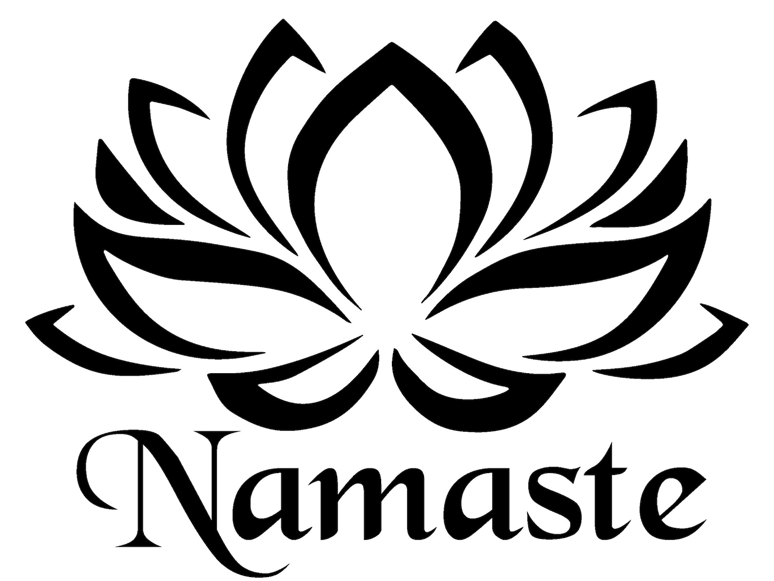 Namaste Svg Namaste Lotus Flower Svg Namaste Png Namaste Etsy - Riset