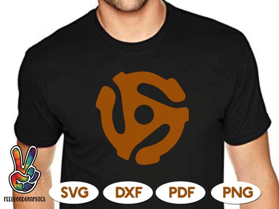 Download 45 Rpm Adapter Svg 45 Record Adapter Svg Record Adapter Dxf Etsy
