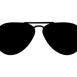 Aviator Glasses SVG Jerry Garcia Glasses Sunglasses Clip Art Flyboy ...