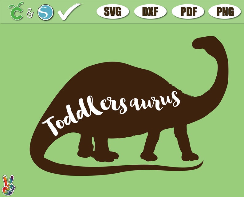 Download Toddlersaurus SVG Dinosaur Family SVG Mamasaurus svg | Etsy