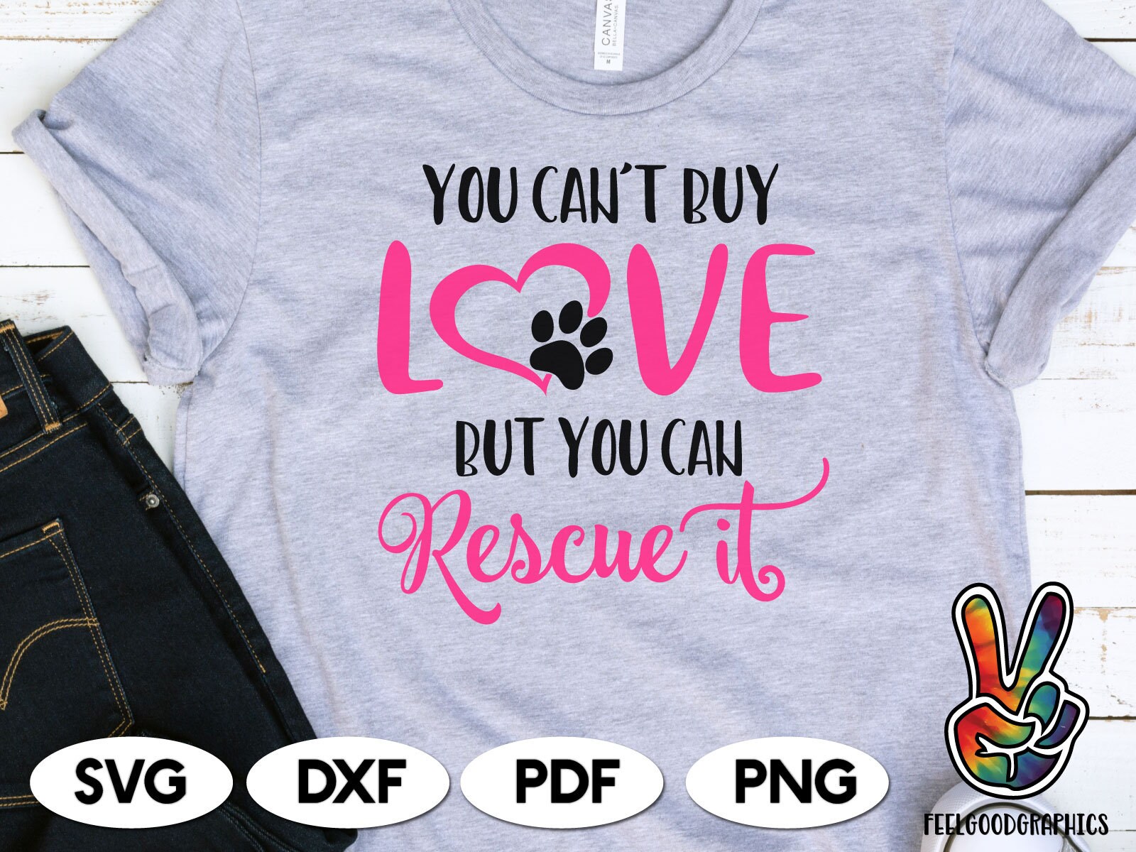 Download You Cant Buy Love But You Can Rescue Svg Rescue Svg You Cant Etsy