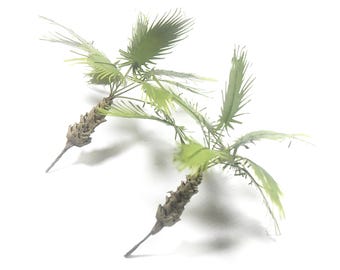 Handmade 1/35 Scale Jungle Plants Model Set  For Diorama. Approx 6 cm. height.