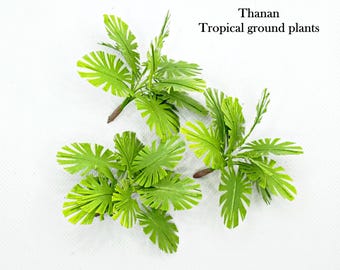 Handmade 1/35 Scale Jungle Plants Model Set For Diorama. Approx 5 cm.