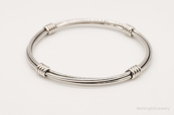 Designer BA Suarti Sterling Silver Bangle Bracelet - image 3