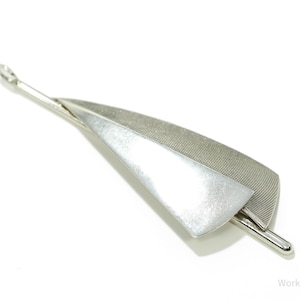 Vintage Modernist Style Sterling Silver Pendant