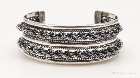 Vintage Mexico Designer Rope Twist Sterling Silver Cuff Bracelet - Etsy Vintage Mexico Designer Rope Twist Sterling Silver Cuff Bracelet - Etsy