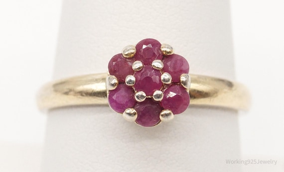 Designer Ross Simons Ruby Gold Over Sterling Silv… - image 1