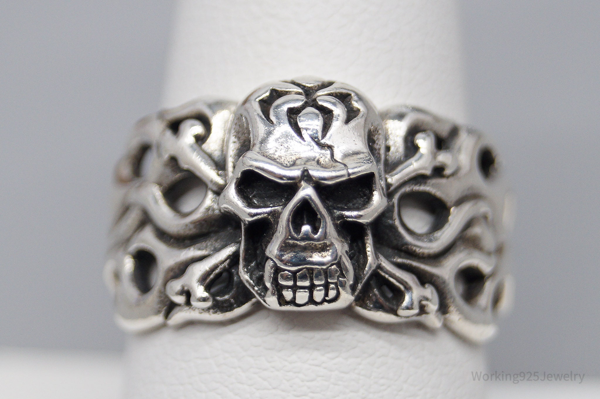 Ozzy Skull Ring - Etsy