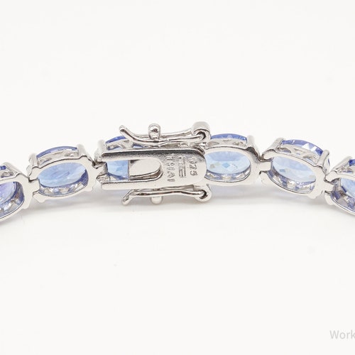 Vintage Iolite Sterling shops Silver Bracelet
